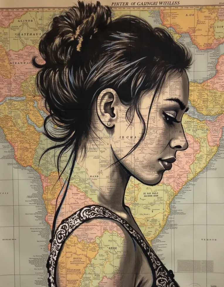 Digital Painting Media,Girl,Style Boost,LoRA,FLUX.1