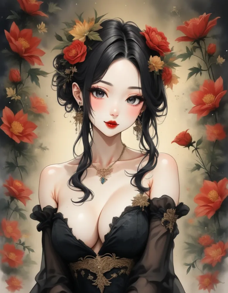 Anime Style,Girl,Style Boost,LoRA,Illustrious