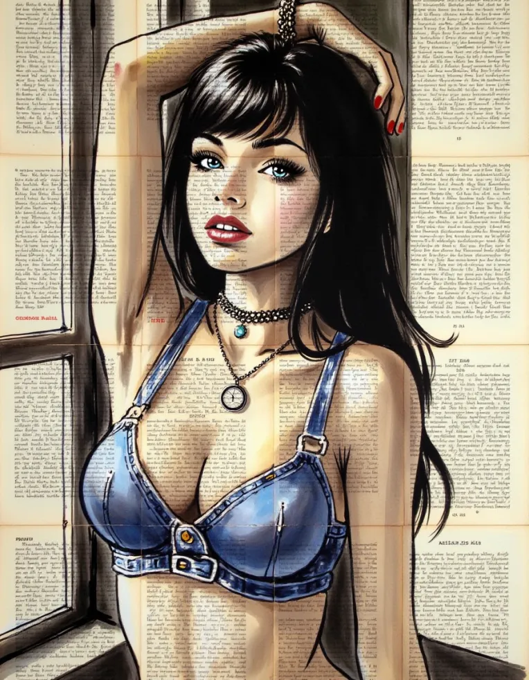 Digital Painting Media,Girl,Style Boost,LoRA,FLUX.1