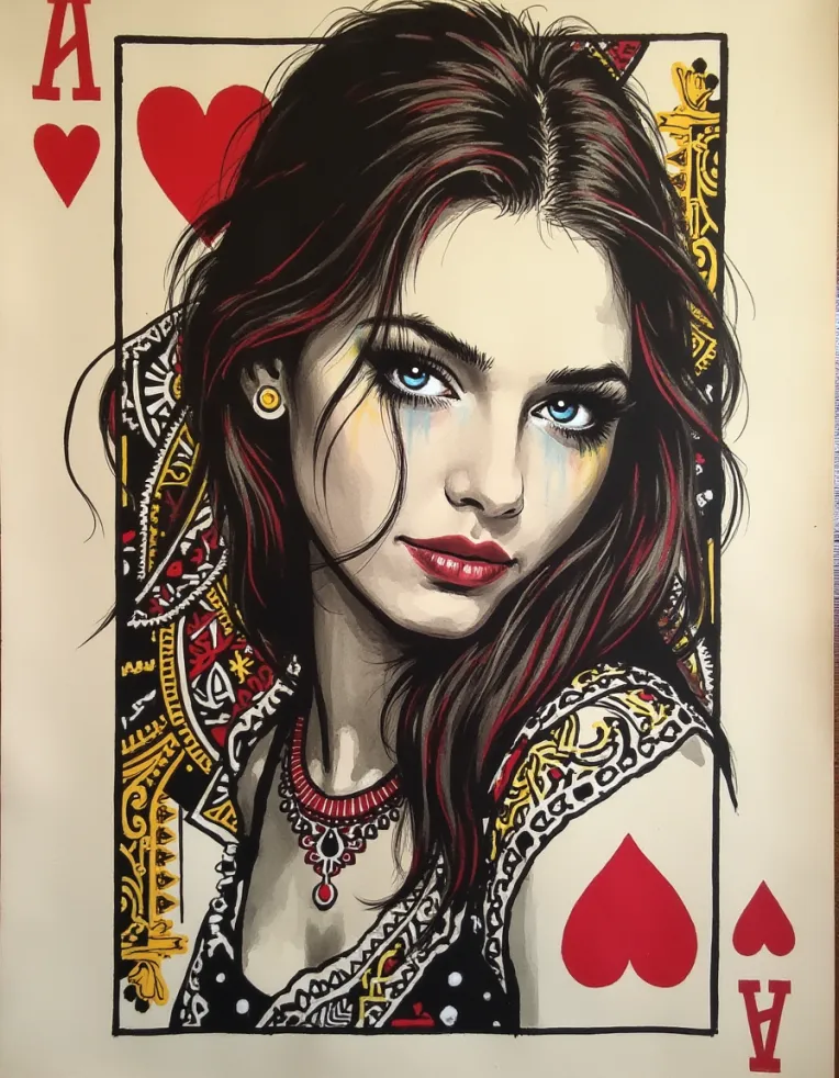 Digital Painting Media,Girl,Style Boost,LoRA,FLUX.1