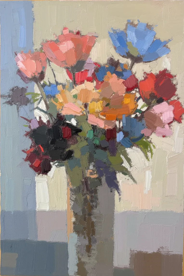 Traditional Painting Media,Building,Style Boost,LoRA,FLUX.1