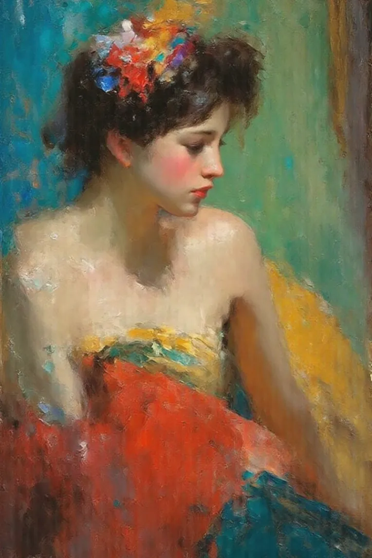 Traditional Painting Media,Building,Style Boost,LoRA,FLUX.1