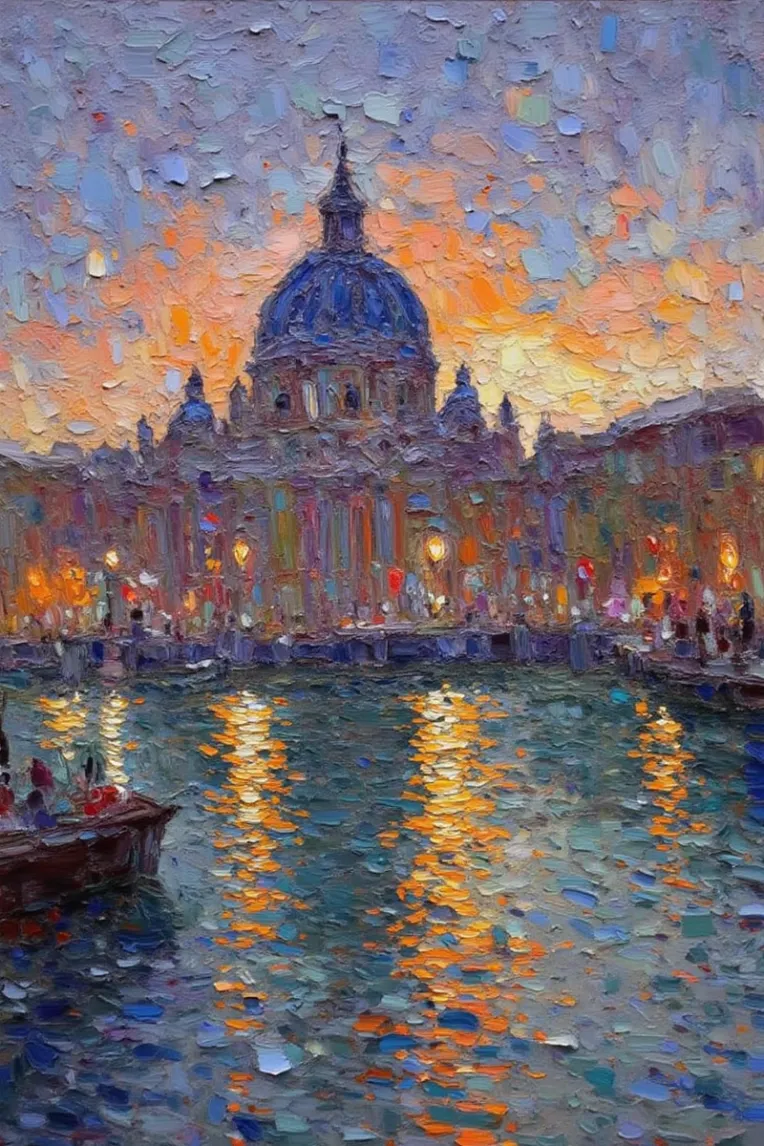 Traditional Painting Media,Building,Style Boost,LoRA,FLUX.1