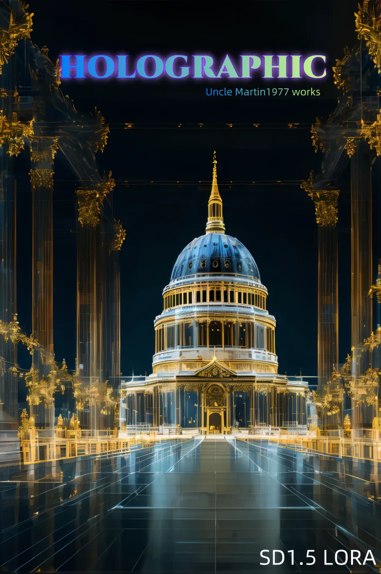 CGI style,Style & Filter,Building,LoRA,SD 1.5