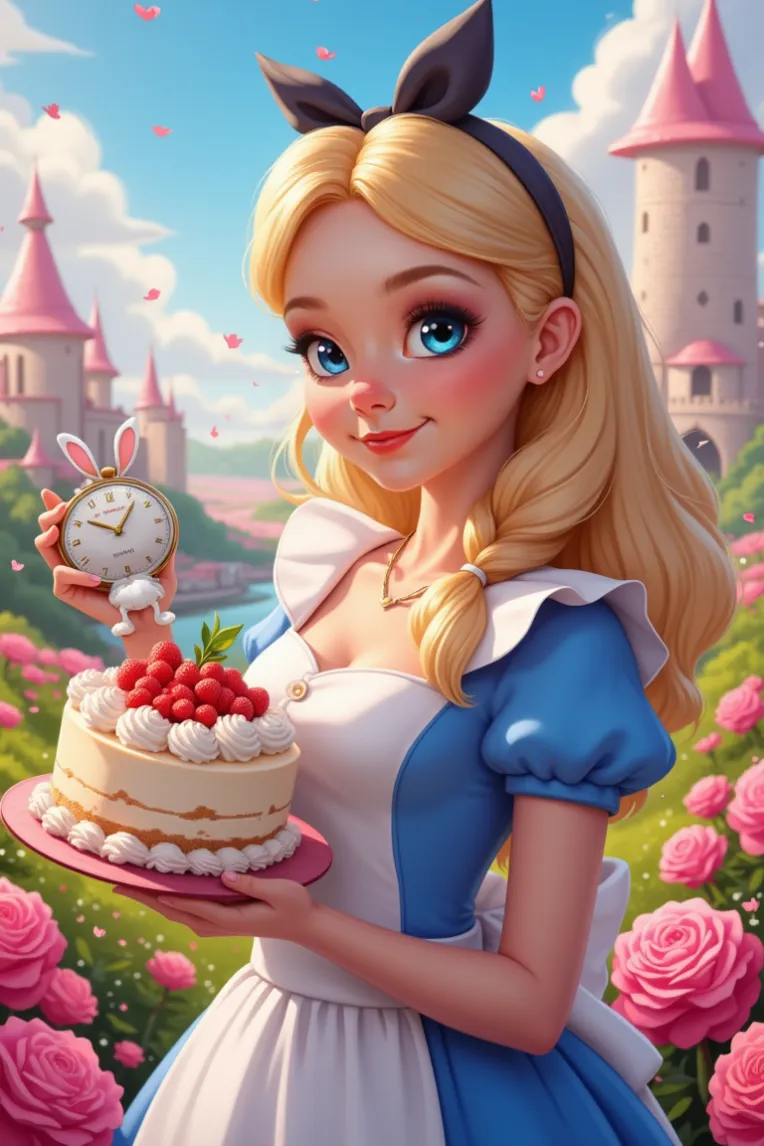 Cartoon style,Anime Character,Girl,LoRA,FLUX.1