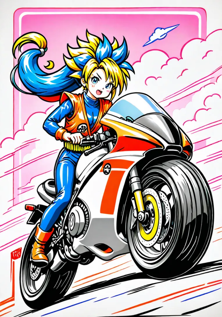 Anime Style,Girl,Style Boost,LoRA,SDXL