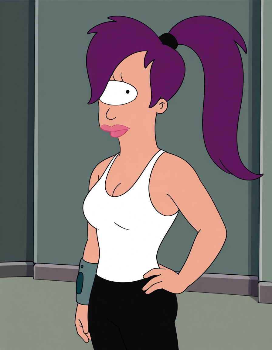 Turanga Leela (Futurama) Pony + Illustrious Turanga Leela