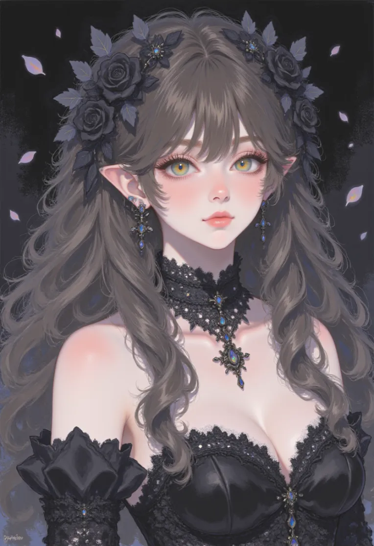 Digital Painting Media,Girl,Style Boost,LoRA,FLUX.1