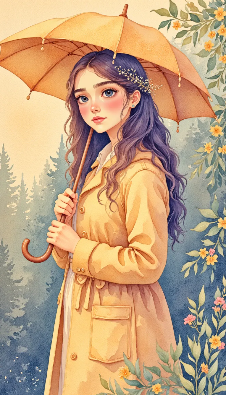 Traditional Painting Media,Girl,Style Boost,LoRA,FLUX.1