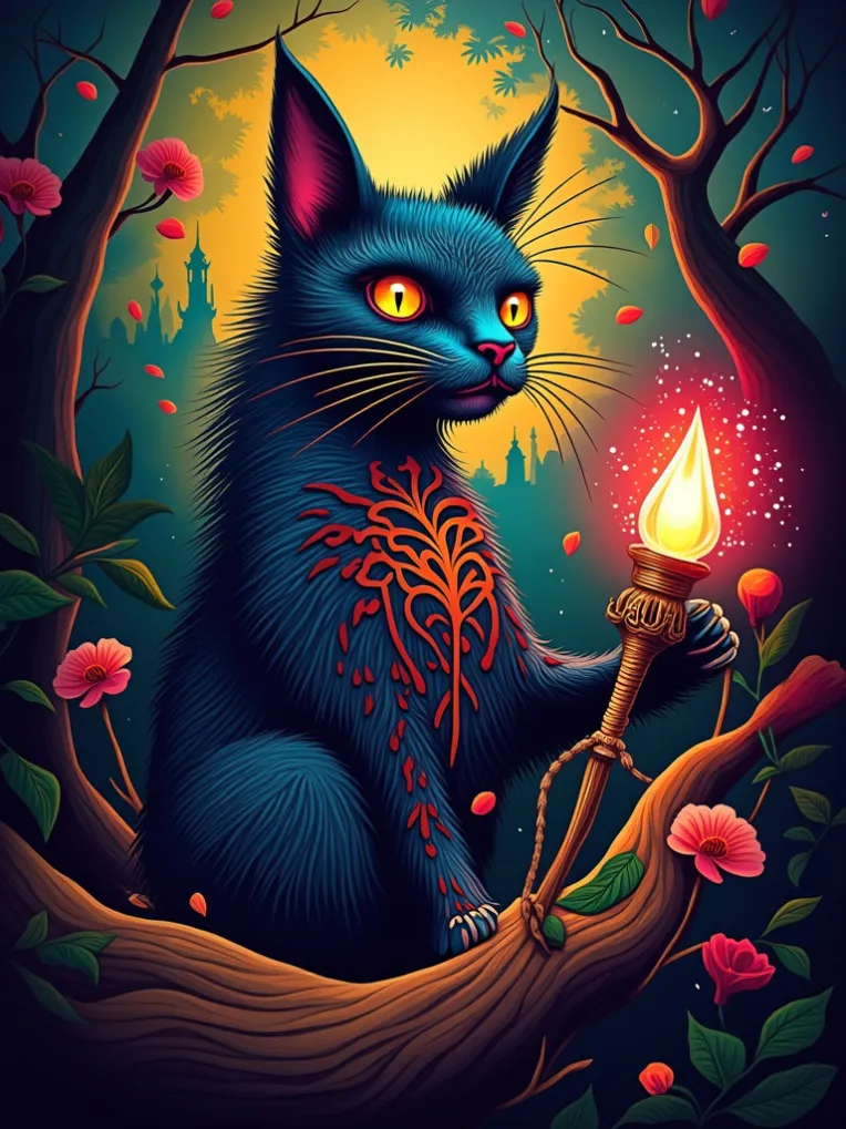 Digital Painting Media,Style Boost,Animal,LoRA,FLUX.1