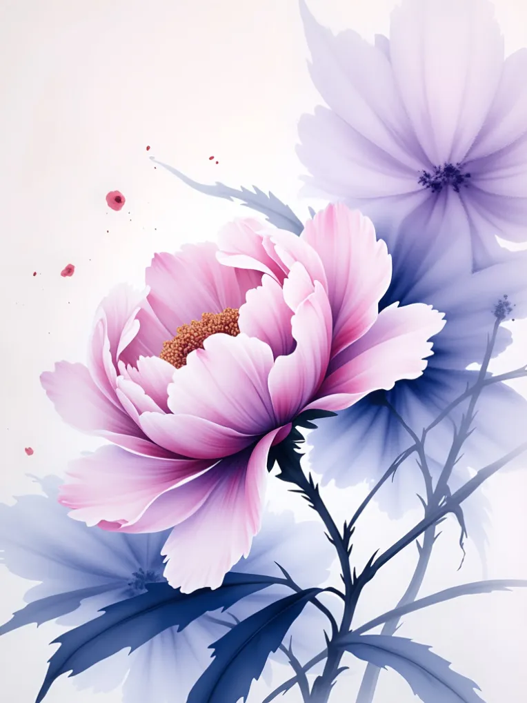 Traditional Painting Media,Style Boost,Plant,LoRA,FLUX.1