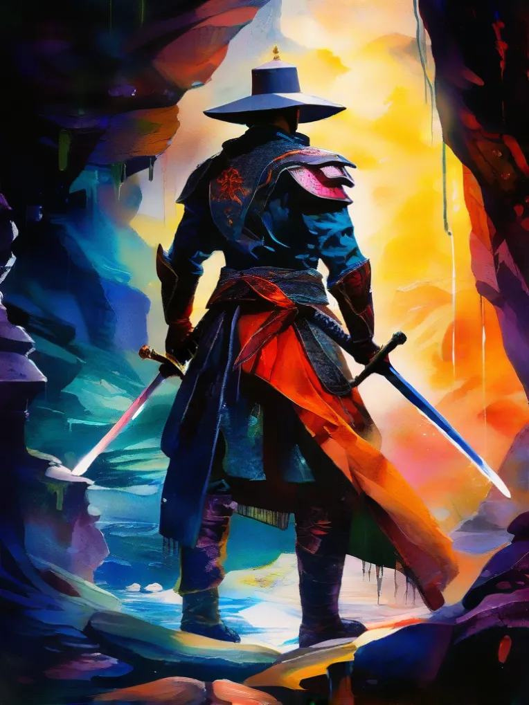 Traditional Painting Media,Boy,Style Boost,LoRA,HunyuanDiT v1.2
