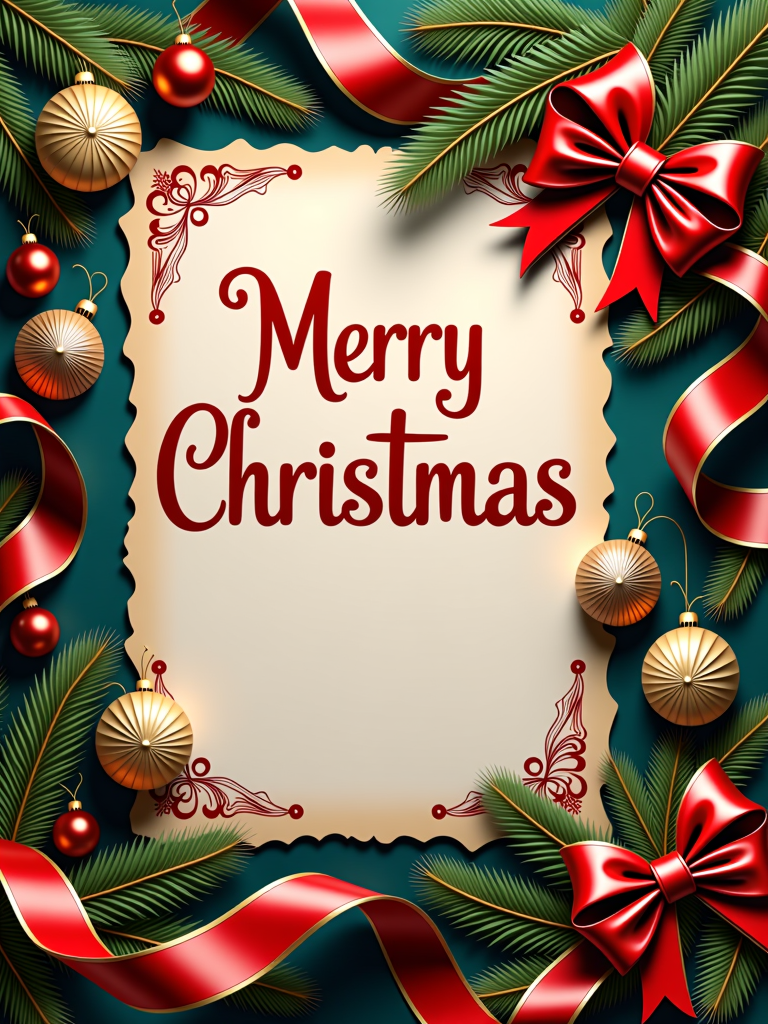 Happy Ai-Christmas Cards Greeting Cards Vintage Illustration Classic Painting Digital Art- FLUX.1 FLUX.1-Happy Ai