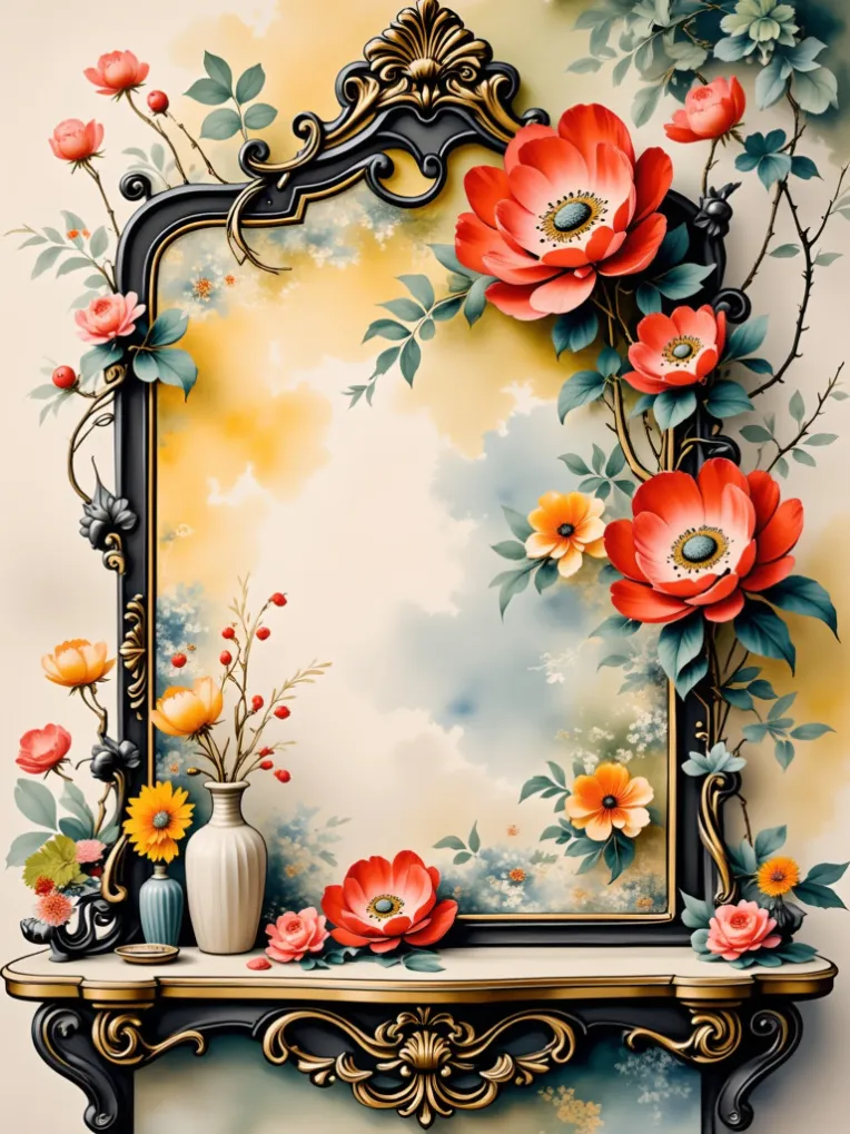 Traditional Painting Media,Style Boost,Plant,LoRA,FLUX.1