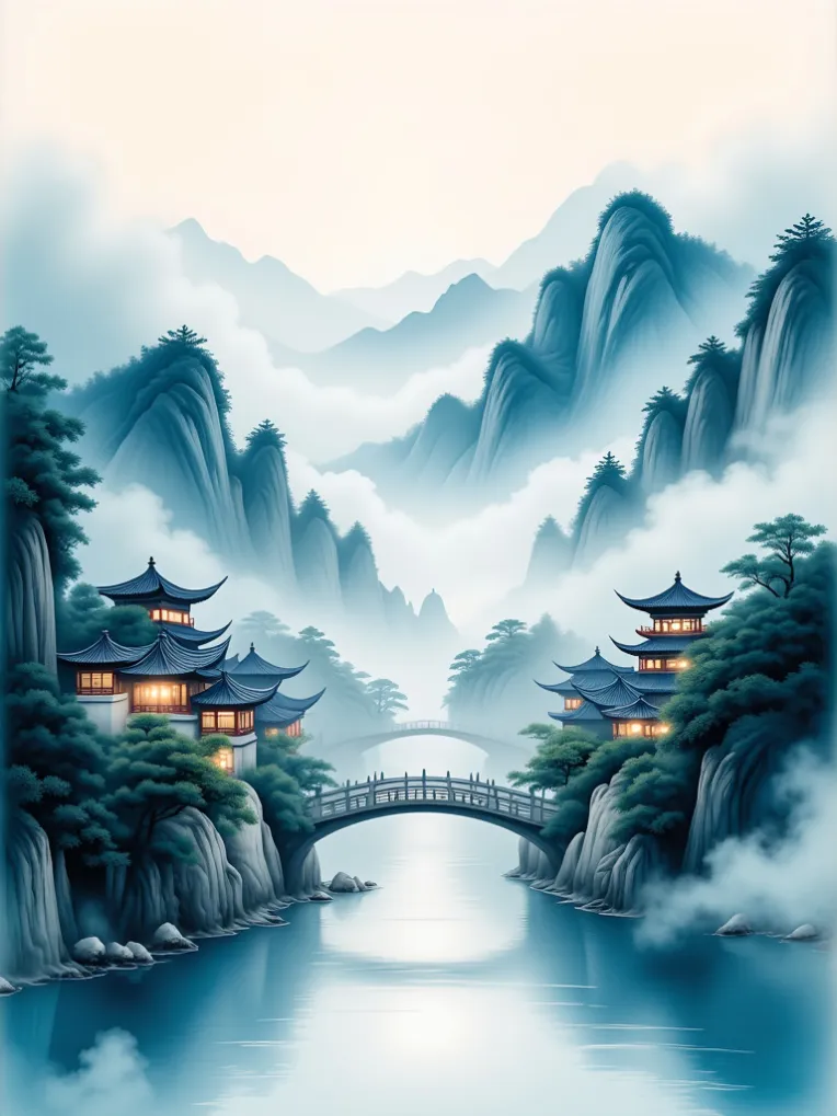 Traditional Painting Media,Style Boost,Landscape,LoRA,FLUX.1