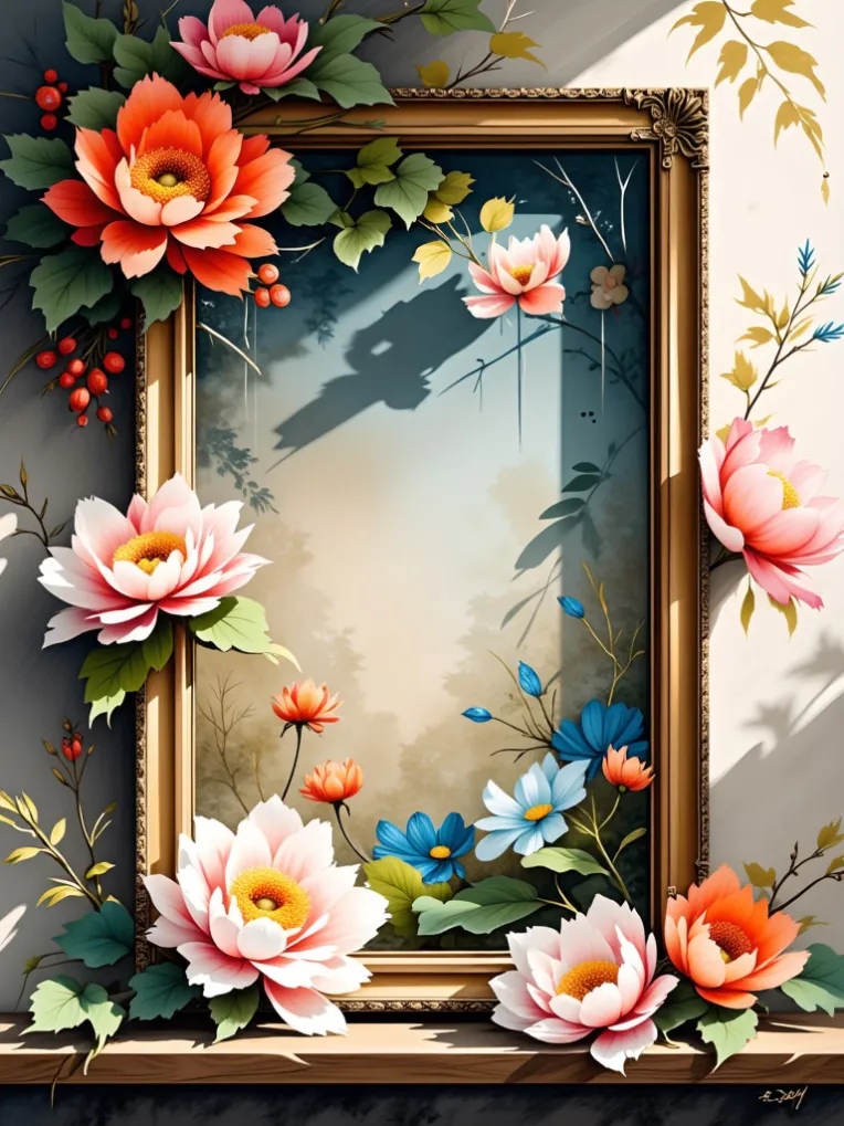 Traditional Painting Media,Style Boost,Plant,LoRA,FLUX.1