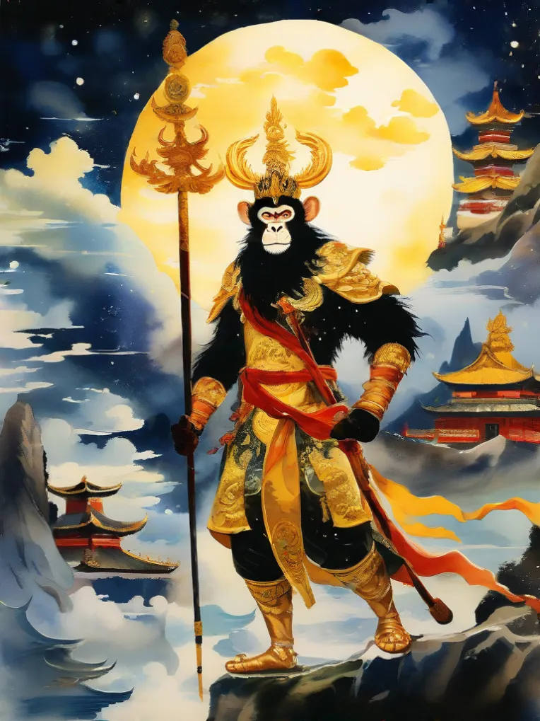 Traditional Painting Media,Boy,Style Boost,LoRA,HunyuanDiT v1.2