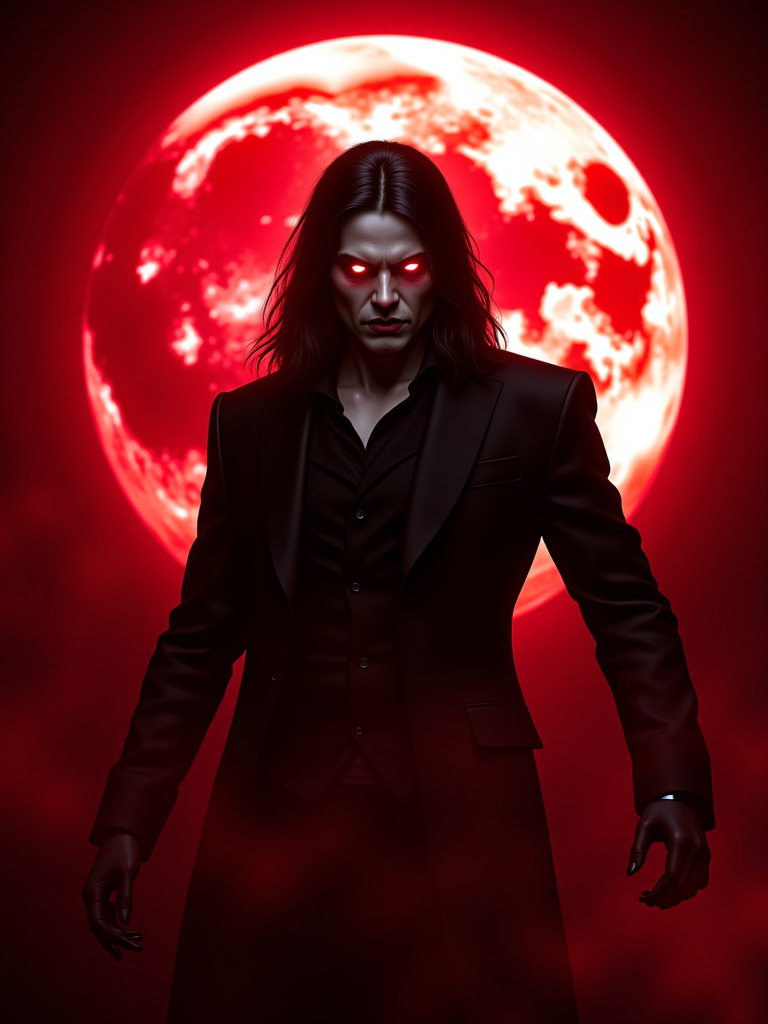 Happy Ai-Vampire Mysterious Aesthetics Game Characters Photography CGI Style CG Characters-FLUX.1 FLUX.1-Happy Ai