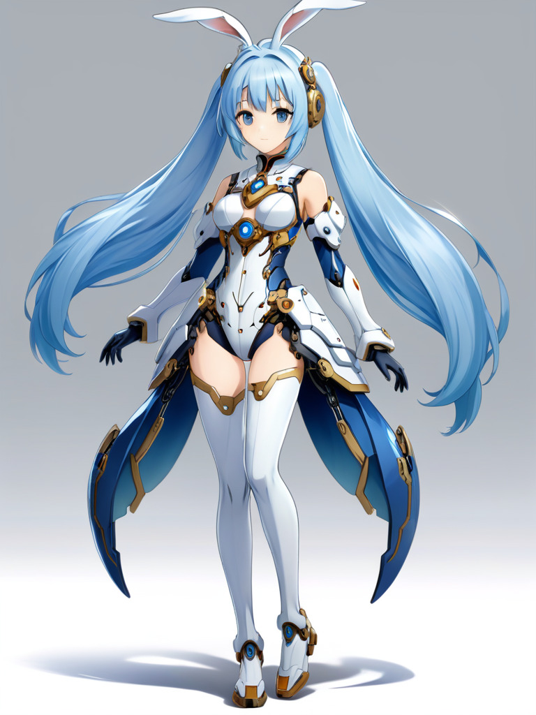 Happy Ai-Anime Game Animation Novels Games Character Standing Painting Design-FLUX.1 SDXL-Happy Ai