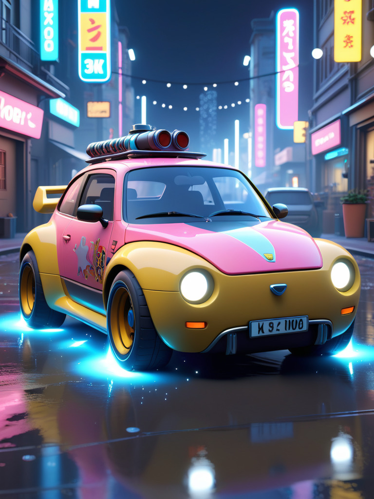 Happy Ai-Cute Pixar 3D Cartoon Chibi Anime 3D Characters 3D Icons-FLUX.1 SDXL-Happy Ai