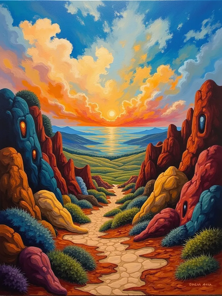 Traditional Painting Media,Style Boost,Landscape,LoRA,FLUX.1