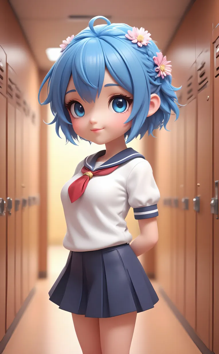 Cartoon style,Girl,Object Enhance,Checkpoint,FLUX.1