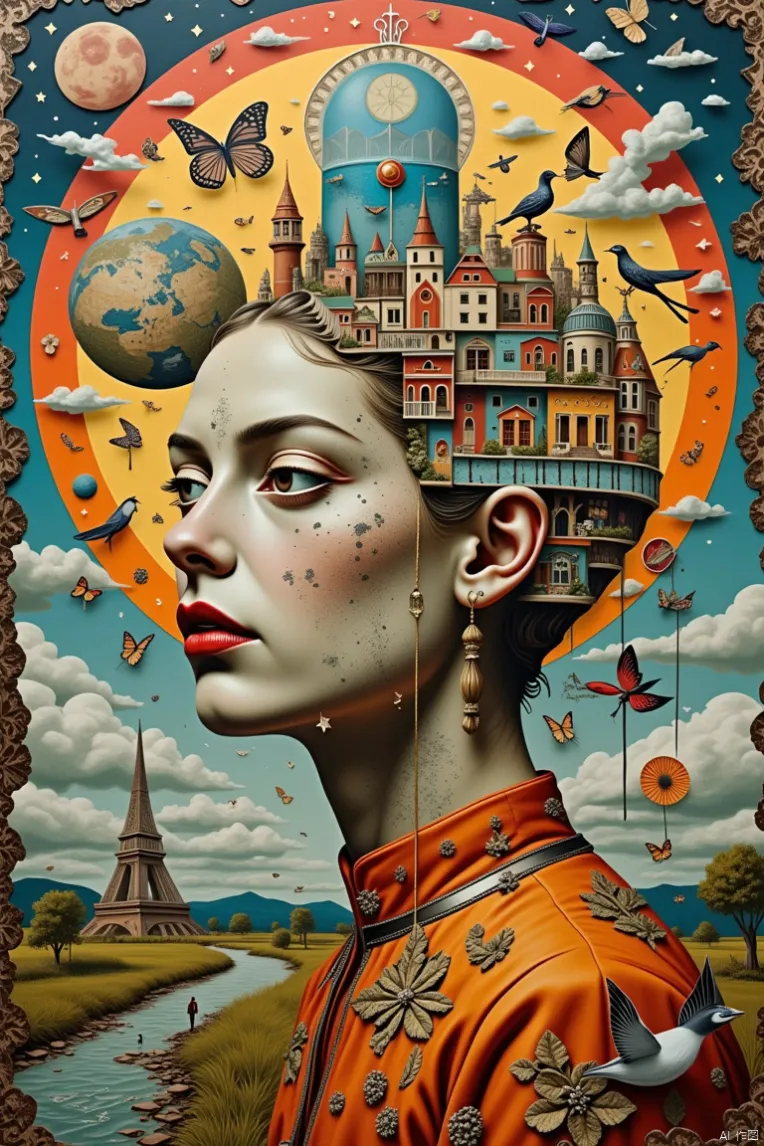 Digital Painting Media,Girl,Style Boost,LoRA,FLUX.1