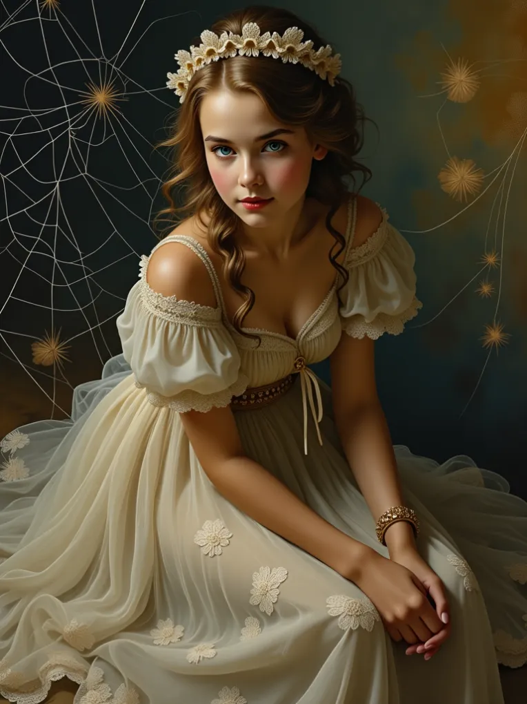 Traditional Painting Media,Girl,Style Boost,LoRA,FLUX.1