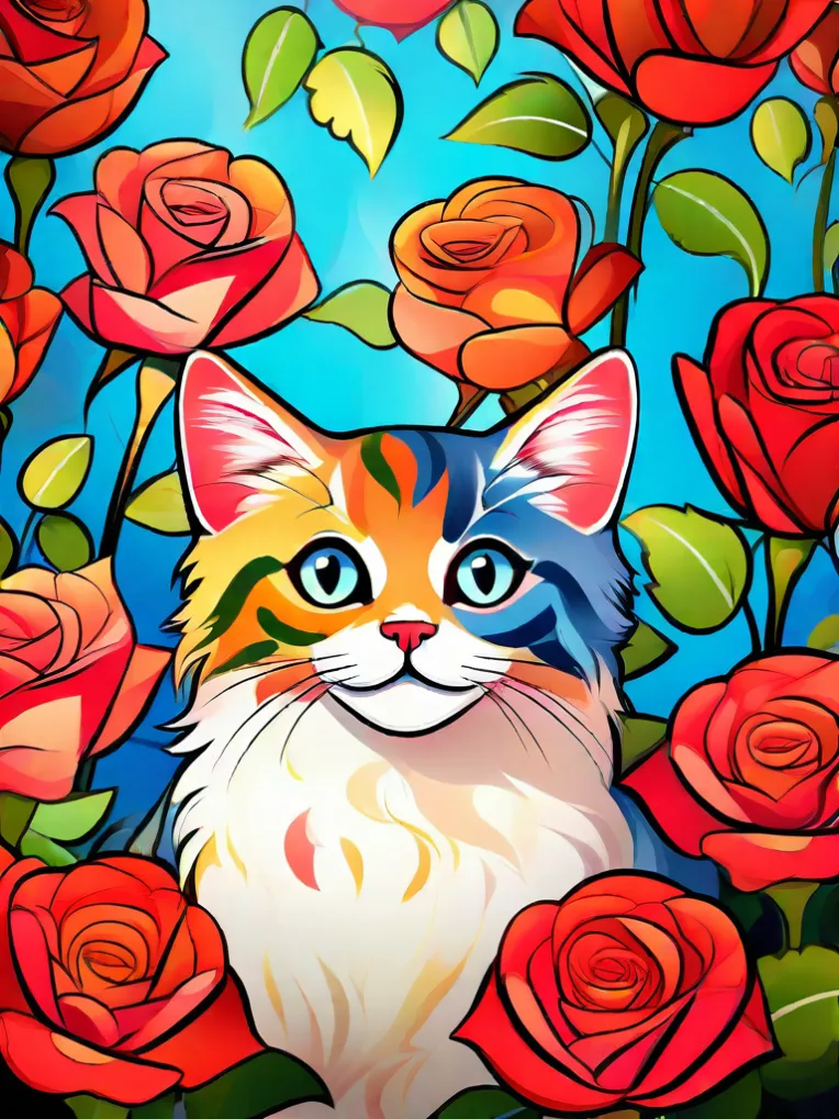 Digital Painting Media,Style Boost,Animal,LoRA,HunyuanDiT v1.2
