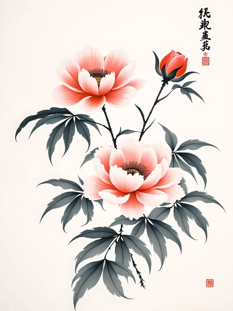 Traditional Painting Media,Style Boost,Plant,LoRA,FLUX.1