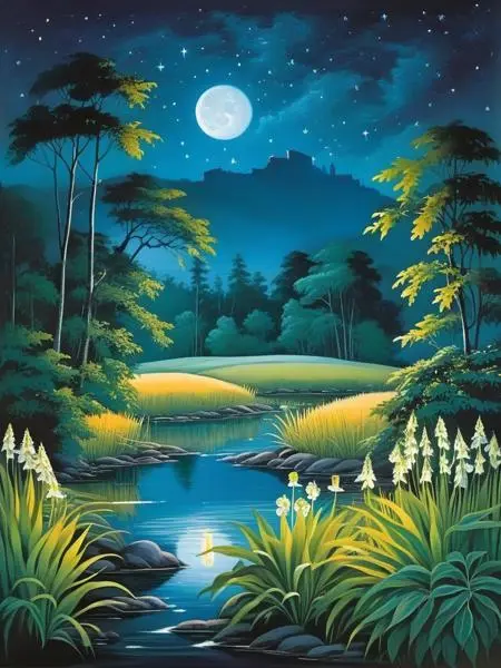 Digital Painting Media,Style Boost,Landscape,LoRA,SDXL