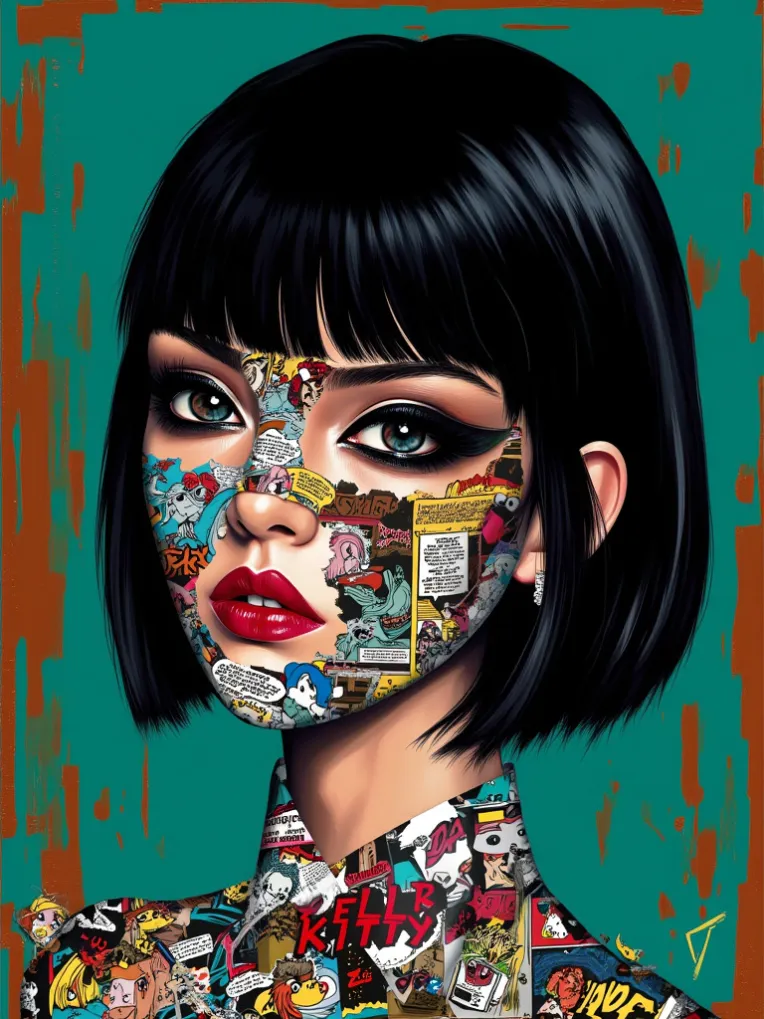 Digital Painting Media,Girl,Style Boost,LoRA,FLUX.1