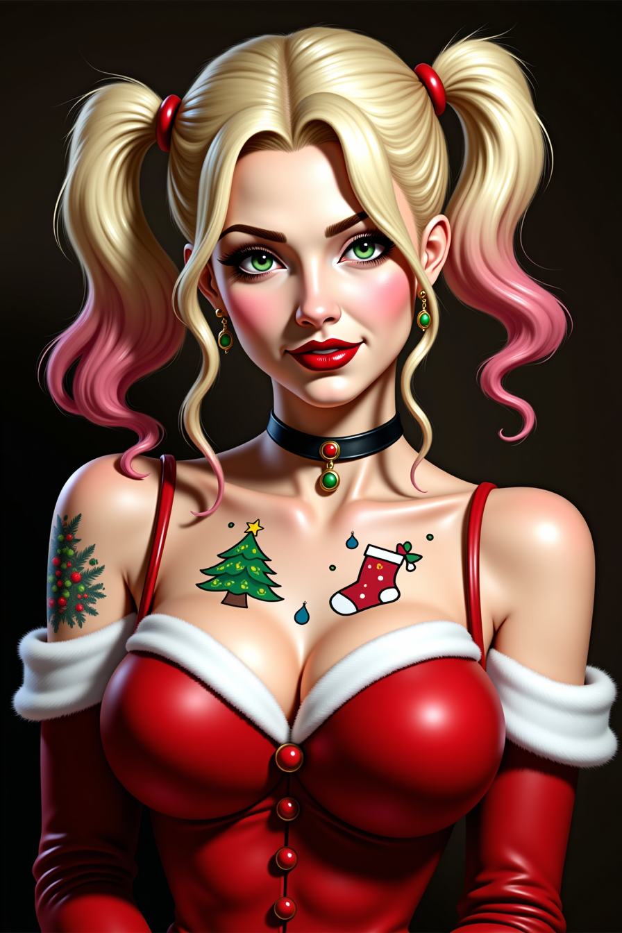 Happy Ai-Tattoos Art Portrait Photo Filter Kid's Illustration Christmas-FLUX.1 FLUX-Happy Ai