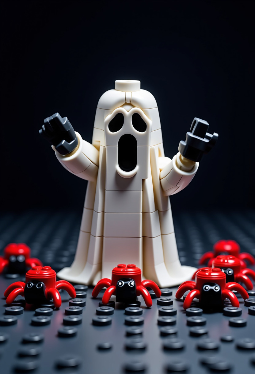Happy Ai-3D lego Art Photography Toys and Collectibles 3D Icon 3D Cartoon Style Halloween -FLUX.1 FLUX.1-Happy Ai