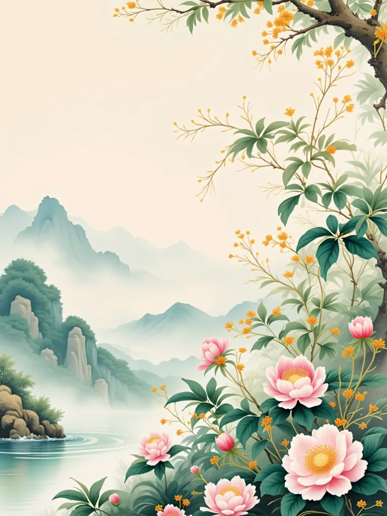 Traditional Painting Media,Style Boost,Plant,LoRA,FLUX.1