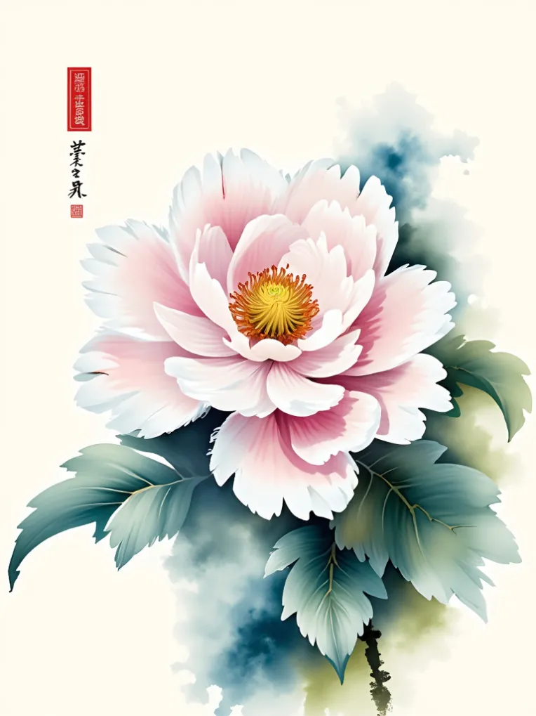Traditional Painting Media,Style Boost,Plant,LoRA,FLUX.1