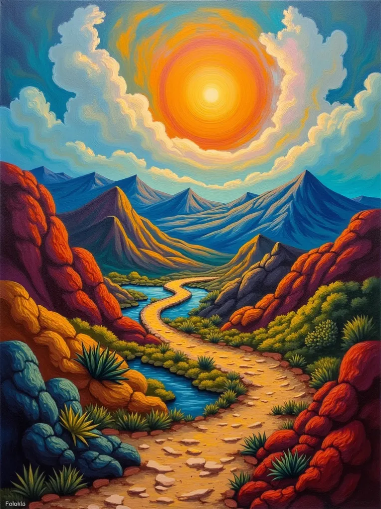 Traditional Painting Media,Style Boost,Landscape,LoRA,FLUX.1