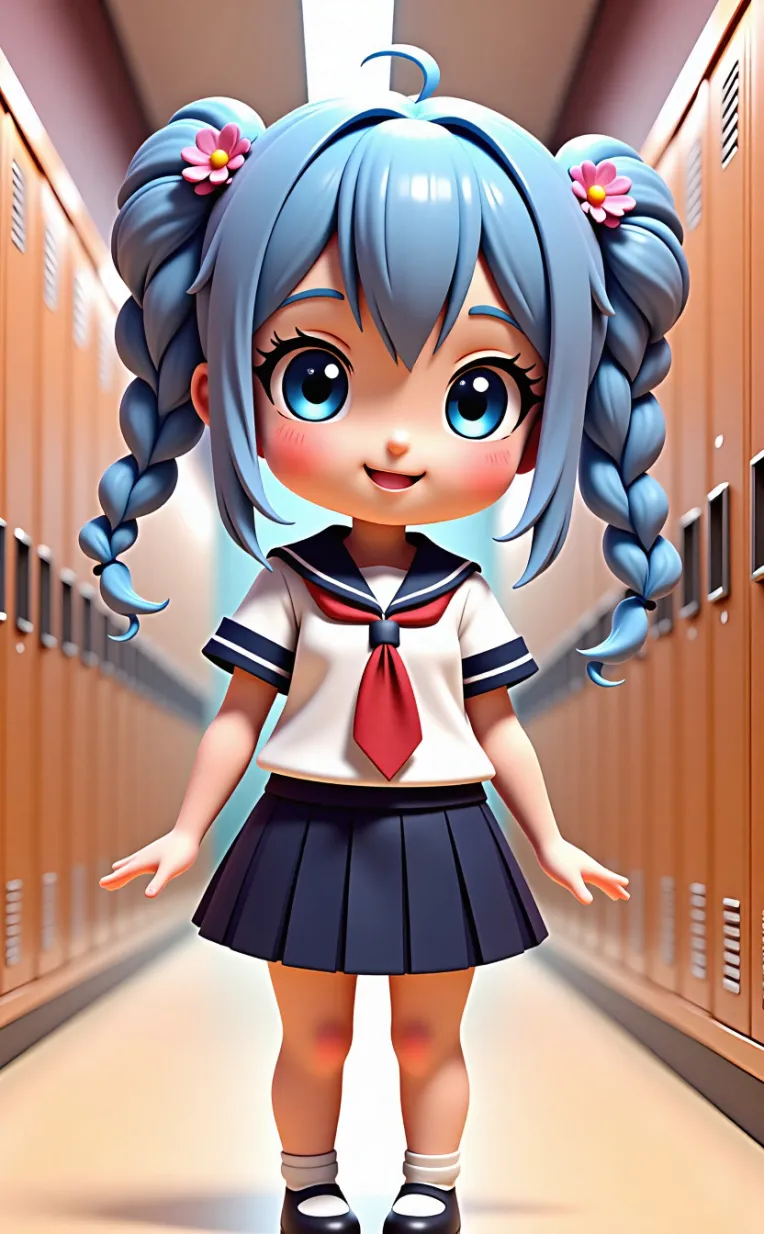 Cartoon style,Girl,Object Enhance,Checkpoint,FLUX.1