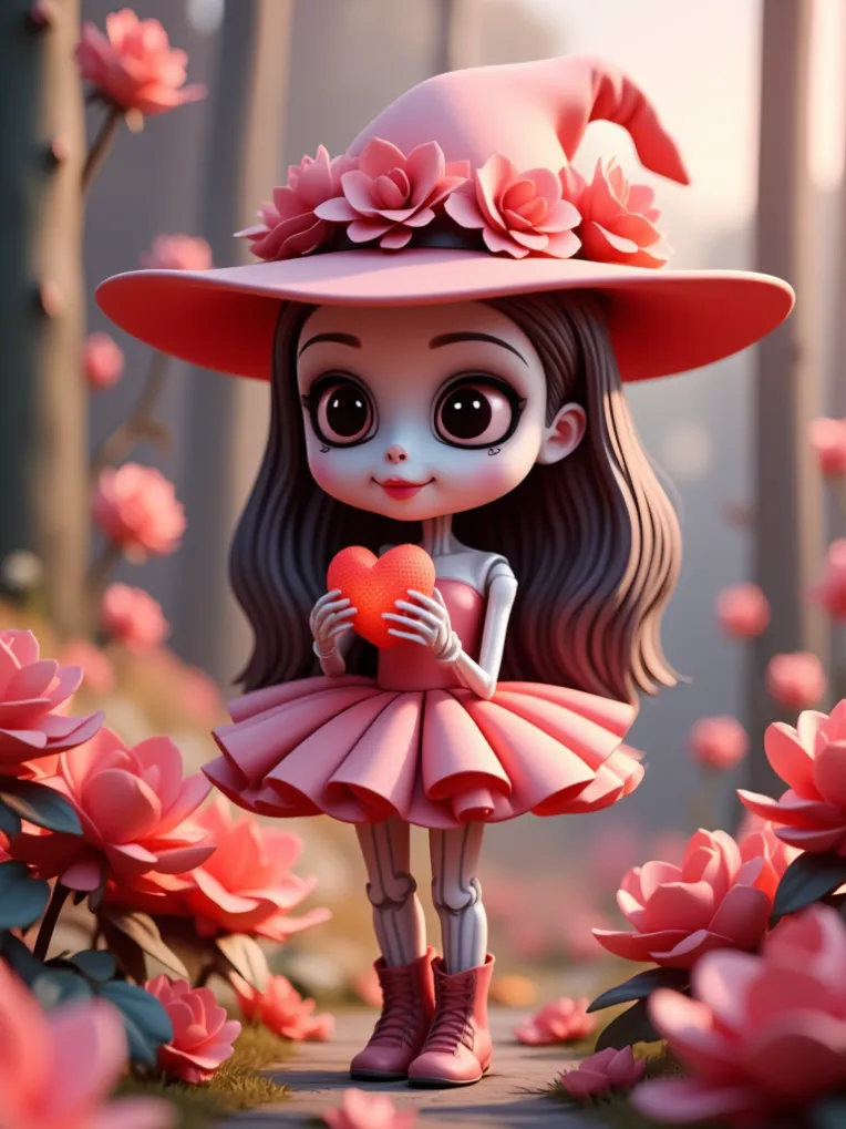 Cartoon style,Girl,Style Boost,LoRA,FLUX.1