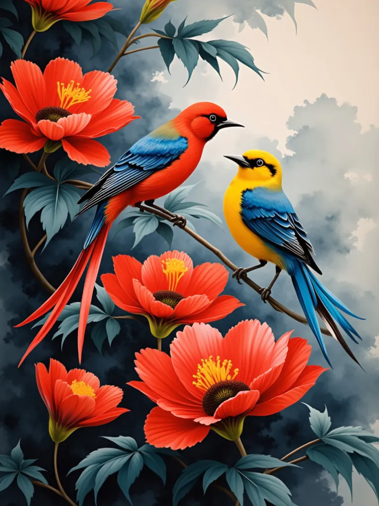 Traditional Painting Media,Style Boost,Animal,LoRA,FLUX.1