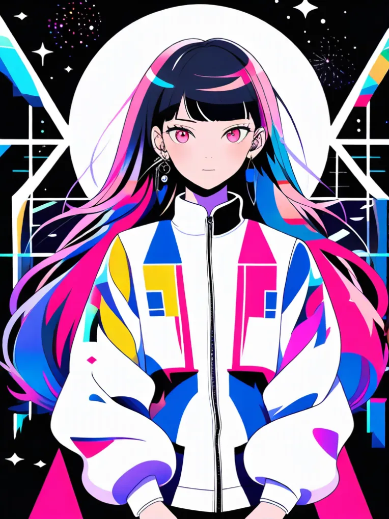 Anime Style,Girl,Style Boost,LoRA,HunyuanDiT v1.2