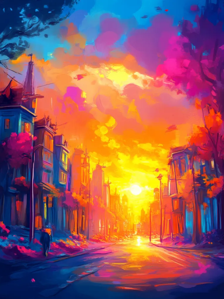 Classic Painting,Traditional Painting Media,Building,LoRA,FLUX.1