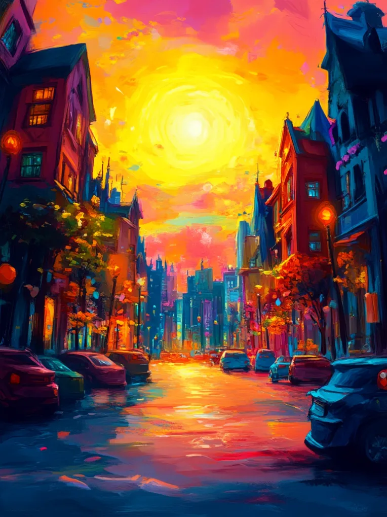 Classic Painting,Traditional Painting Media,Building,LoRA,FLUX.1