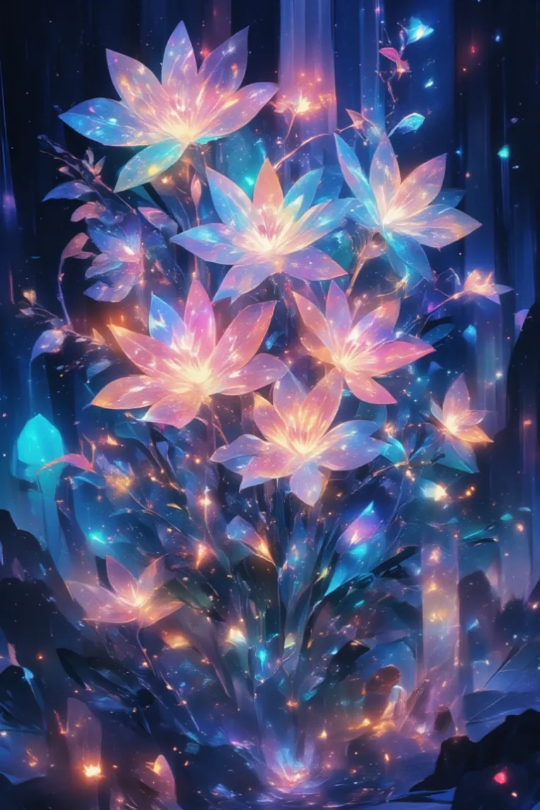 Digital Painting Media,Element Boost,Plant,LoRA,FLUX.1