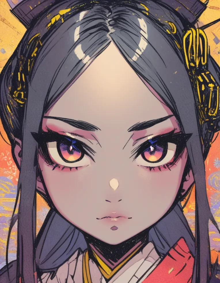 Traditional Painting Media,Girl,Style Boost,Checkpoint,Illustrious