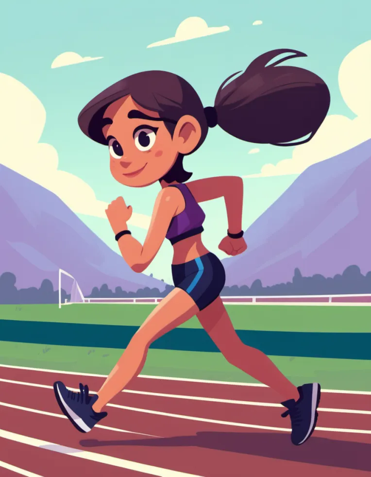 Flat Illustration,Girl,Style Boost,LoRA,SDXL