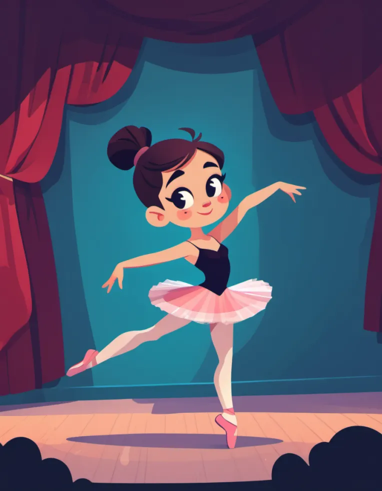 Flat Illustration,Girl,Style Boost,LoRA,SDXL