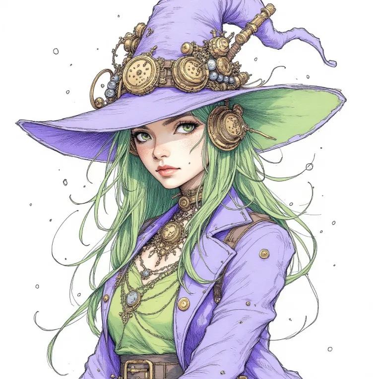 Flat Illustration,Girl,Style Boost,LoRA,FLUX.1