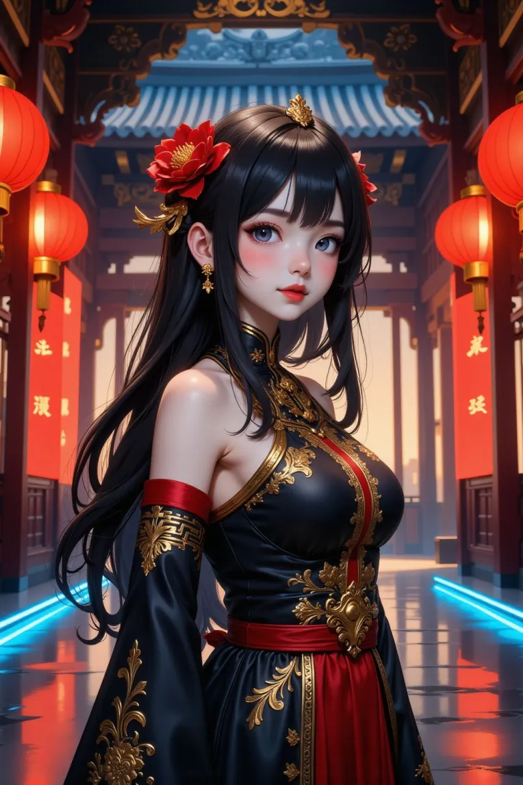 Anime Style,Girl,Style Boost,Checkpoint,FLUX.1