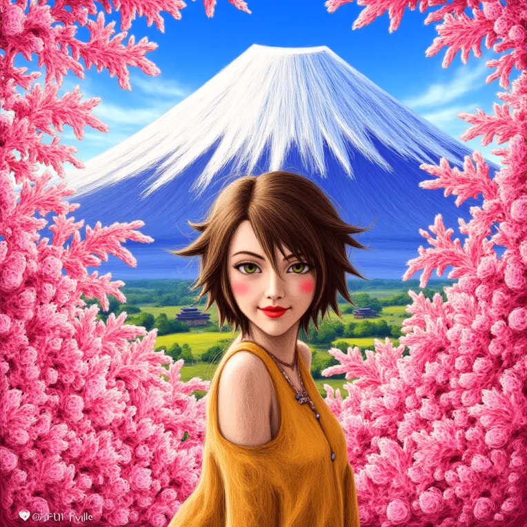 Hand-Drawn,Traditional Painting Media,Girl,LoRA,FLUX.1